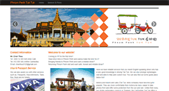 Desktop Screenshot of phnompenhtuktuk.com
